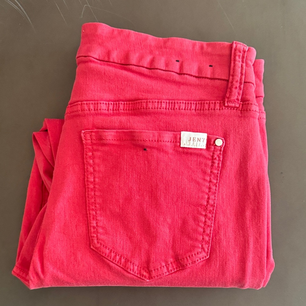 Vibrant Red Women's Jeans